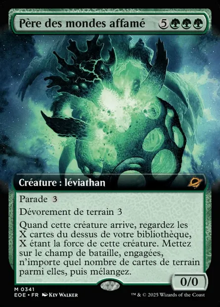 Père des mondes affamé, carte Magic EOE 341 — extension Edge of Eternities