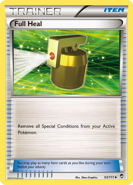 Full Heal, Pokémon card FFI 93 — Furious Fists set