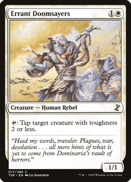 Errant Doomsayers, Magic card TSR 17 — Time Spiral Remastered set