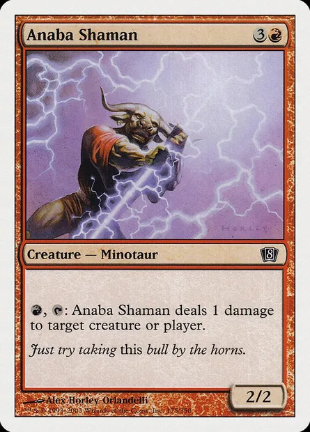 Shaâmane anabaane, carte Magic 8ED 175 — extension Huitième Edition