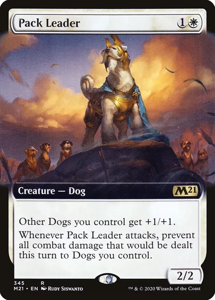 Pack Leader, Magic card M21 345 — Core Set 2021 set