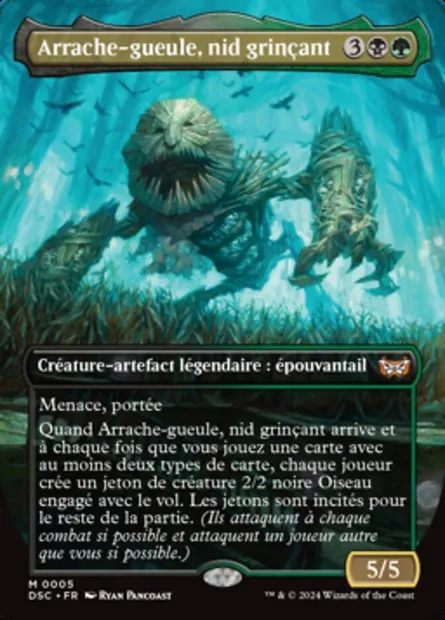 Arrache-gueule, nid grinçant, carte Magic DSC 5 — extension Duskmourn: House of Horror Commander