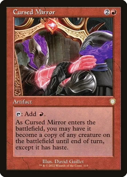 Cursed Mirror, Magic card BRC 115 — The Brothers' War Commander set