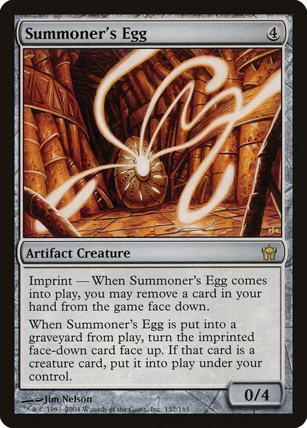 Summoner's Egg, Magic card 5DN 157 — Fifth Dawn set