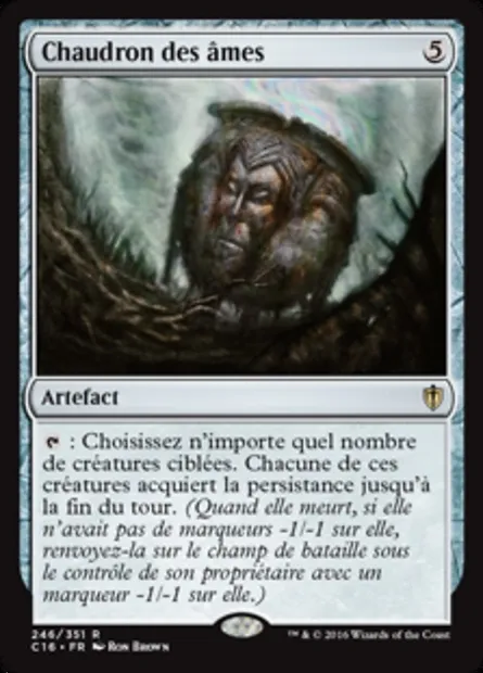 Chaudron des âmes, carte Magic C16 246 — extension Commander 2016