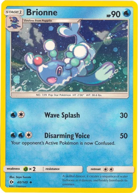 Brionne, Pokémon card TDX 040-7 — Theme Deck & Blisters Exclusives set