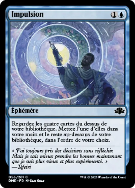 Impulsion, carte Magic DMR 56 — extension Dominaria Remastered