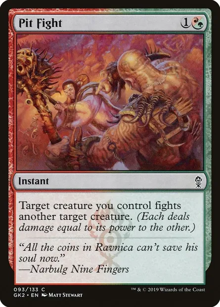 Pit Fight, Magic card GK2 93 — RNA Guild Kit set