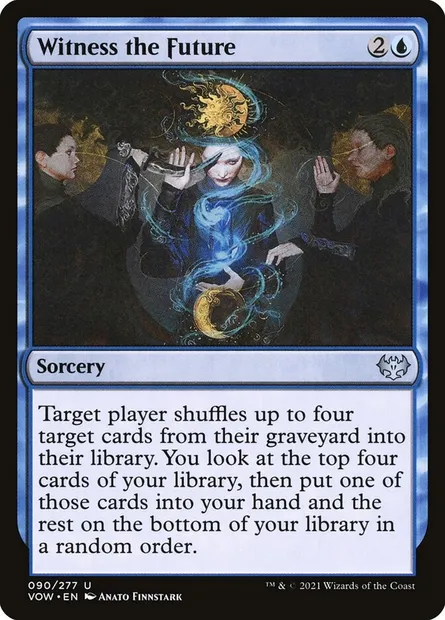 Witness the Future, Magic card VOW 90 — Innistrad: Crimson Vow set
