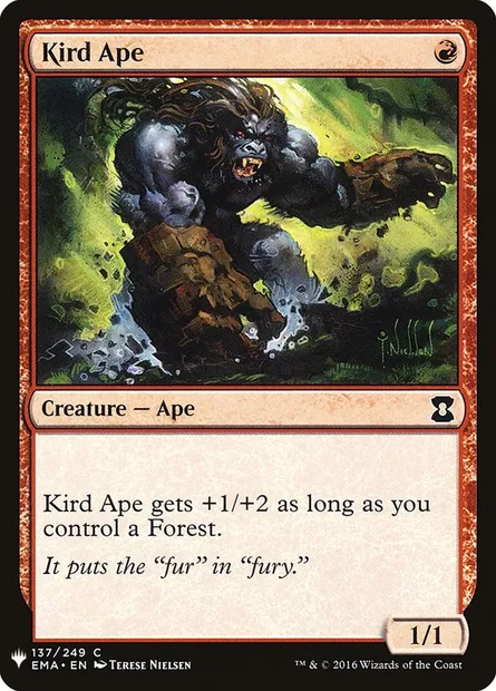 Gorille beringeï, carte Magic PLST EMA-137 — extension The List