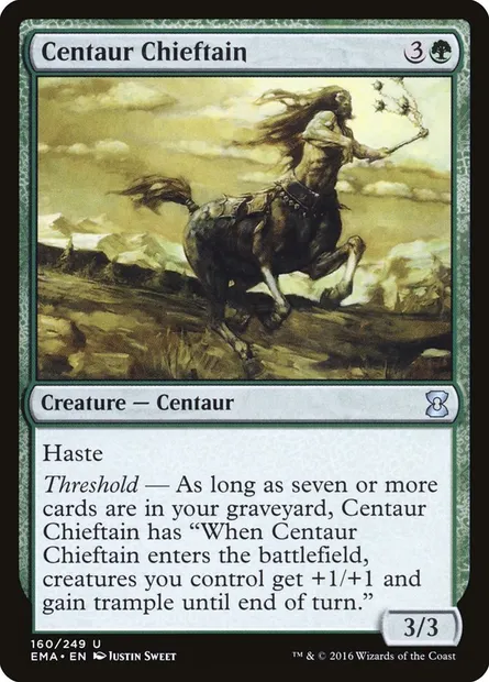 Chef de clan centaure, carte Magic EMA 160 — extension Eternal Masters