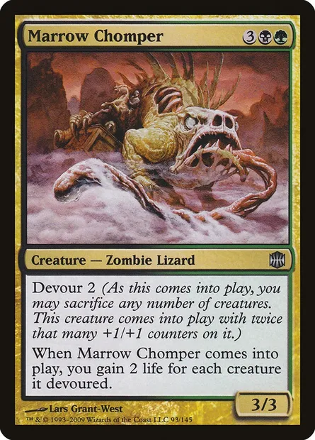 Marrow Chomper, Magic card ARB 93 — Alara Reborn set