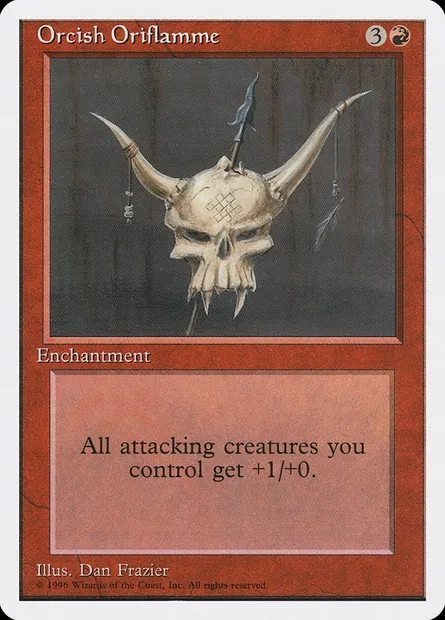 Oriflamme orque, carte Magic ITP 37 — extension Introductory Two-Player Set