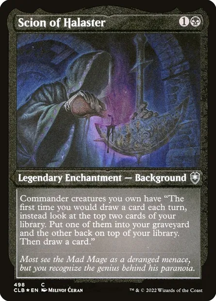 Scion of Halaster, Magic card CLB 498 — Commander Legends: Battle for Baldur's Gate set