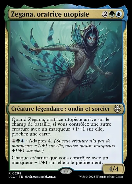 Zegana, oratrice utopiste, carte Magic LCC 298 — extension The Lost Caverns of Ixalan Commander