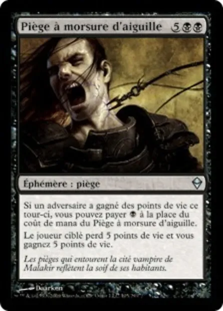 Piège à morsure d'aiguille, carte Magic ZEN 105 — extension Zendikar