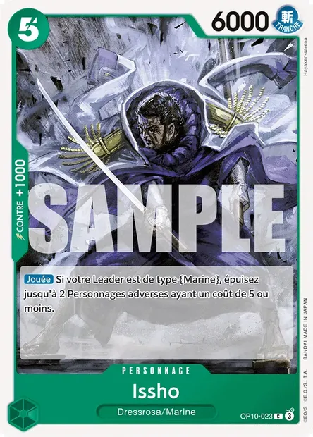 Issho, carte One Piece OP10-023 — extension SANG ROYAL