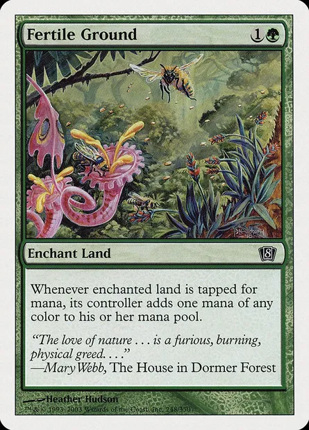 Terrain fertile, carte Magic 8ED 248 — extension Huitième Edition
