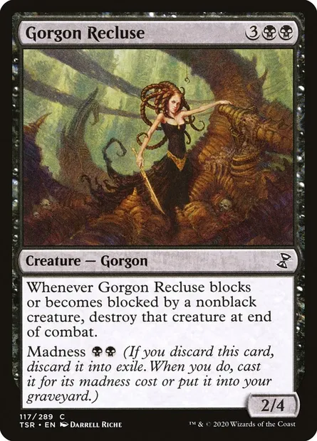 Gorgon Recluse, Magic card TSR 117 — Time Spiral Remastered set