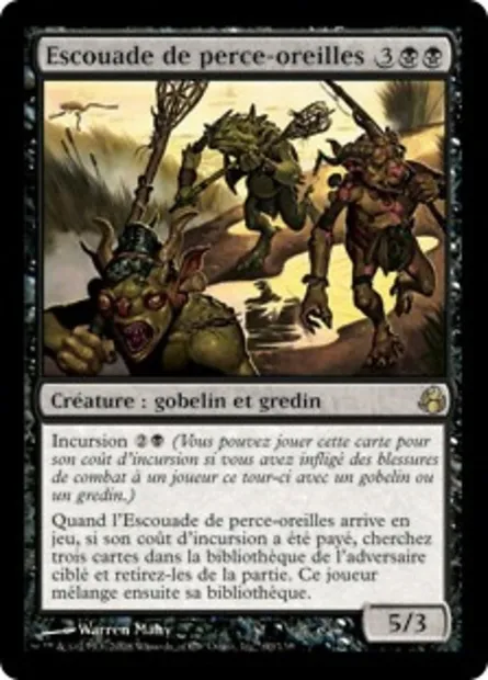 Escouade de perce-oreilles, carte Magic MOR 60 — extension Leveciel