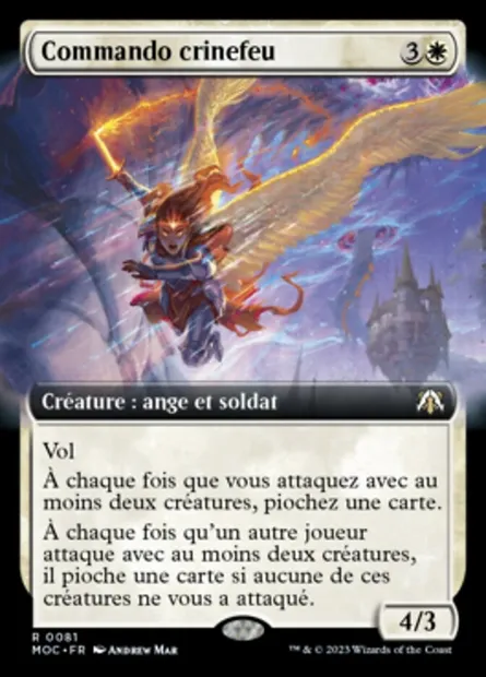 Commando crinefeu, carte Magic MOC 81 — extension March of the Machine Commander