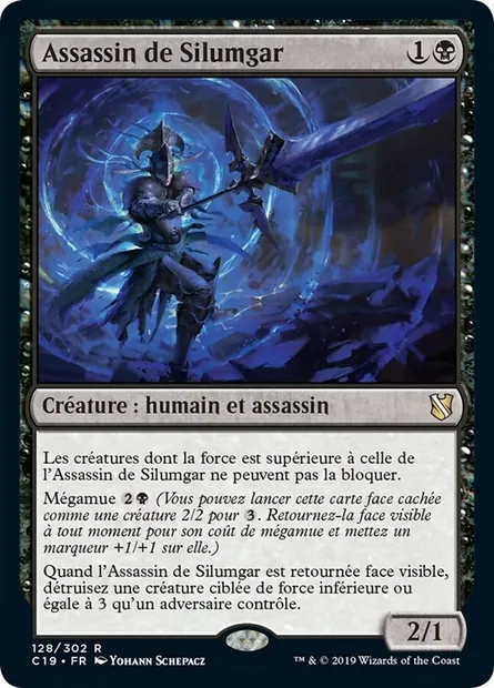 Assassin de Silumgar, carte Magic C19 128 — extension Commander 2019