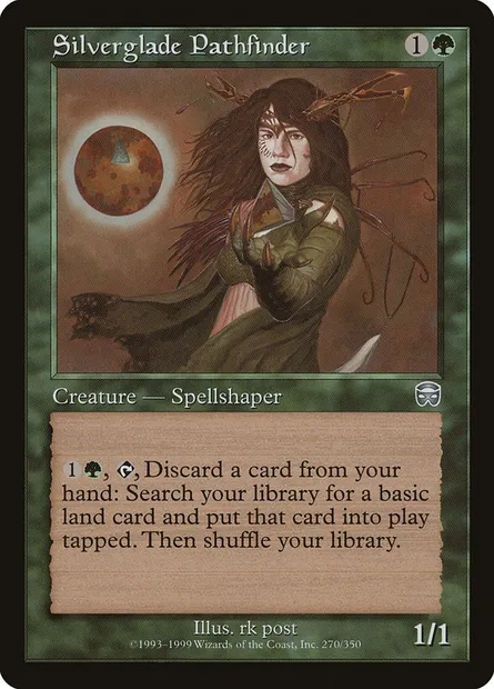 Silverglade Pathfinder, Magic card MMQ 270 — Mercadian Masques set