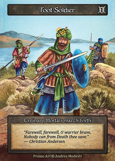 Foot Soldier, Sorcery card PRO 034 — Promotional set
