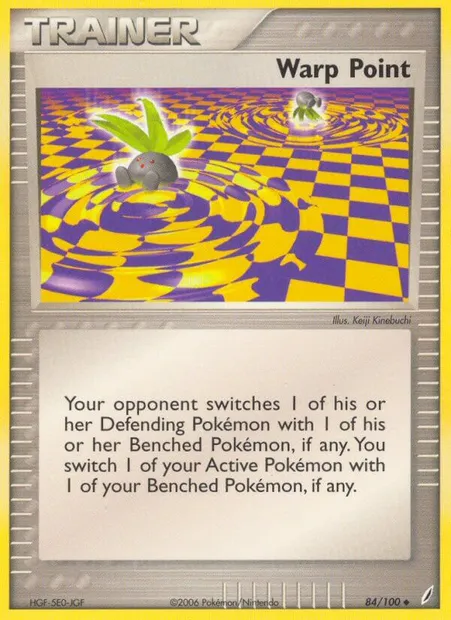 Warp Point, Pokémon card CG 84 — Crystal Guardians set