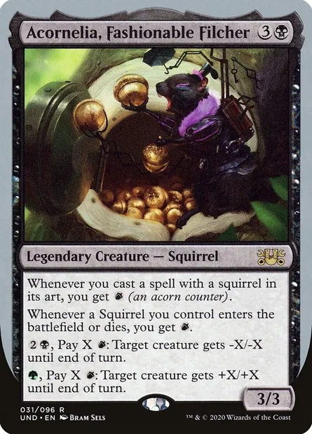 Acornelia, Fashionable Filcher, carte Magic UND 31 — extension Unsanctioned