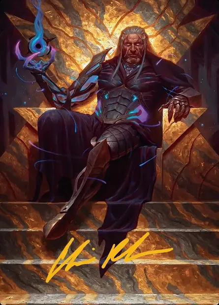 Tezzeret, Cruel Captain // Tezzeret, Cruel Captain, Magic card AEOE 1 — Edge of Eternities Art Series set