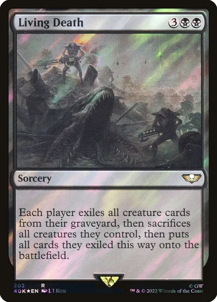 Living Death, Magic card 40K 202★ — Warhammer 40,000 Commander set