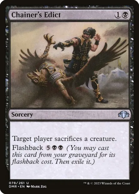 Chainer's Edict, Magic card DMR 78 — Dominaria Remastered set