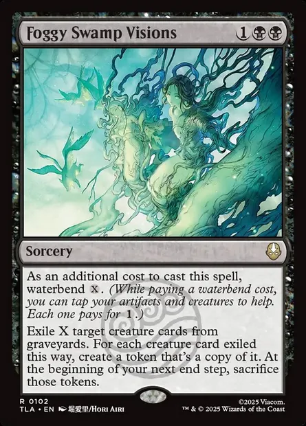 Foggy Swamp Visions, Magic card TLA 102 — Avatar: The Last Airbender set