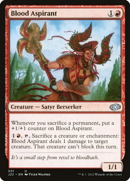Blood Aspirant, Magic card J22 501 — Jumpstart 2022 set