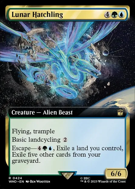 Lunar Hatchling, Magic card WHO 424 — Doctor Who set