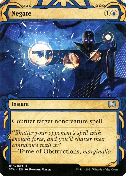 Negate, Magic card STA 18 — Strixhaven Mystical Archive set