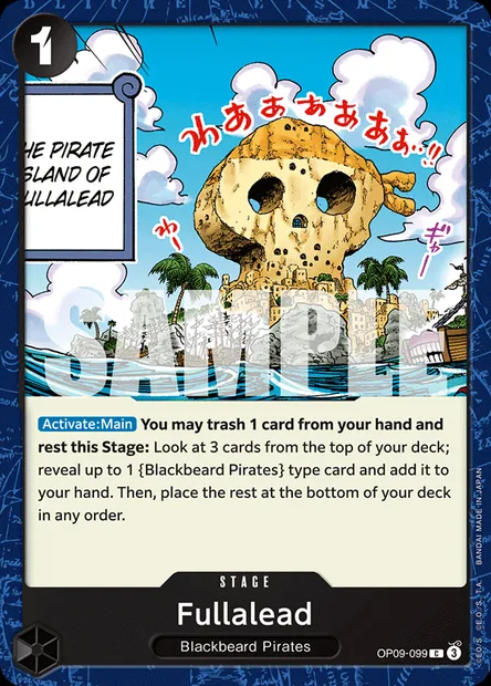 Fullalead, One Piece card OP09-099 — EMPERORS IN THE NEW WORLD set