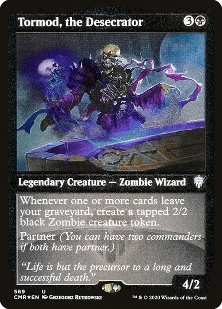 Tormod, the Desecrator, Magic card CMR 569 — Commander Legends set