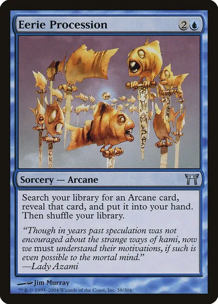 Eerie Procession, Magic card CHK 58 — Champions of Kamigawa set