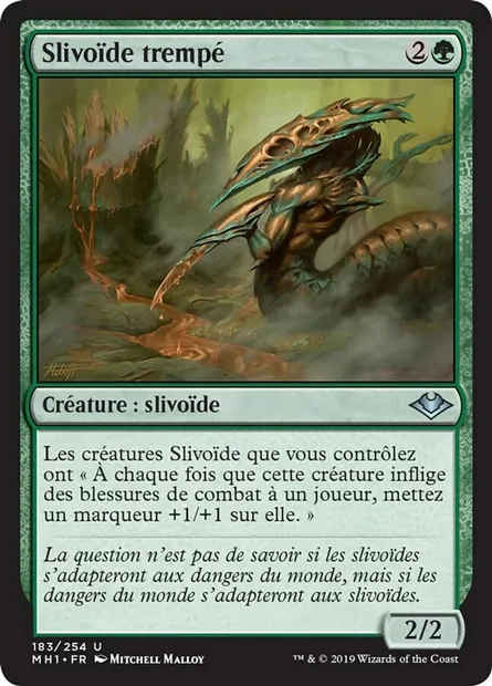 Slivoïde trempé, carte Magic MH1 183 — extension Horizons du Modern