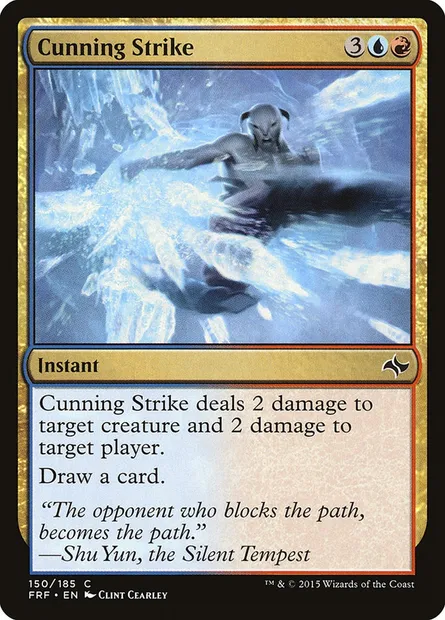 Cunning Strike, Magic card FRF 150 — Fate Reforged set