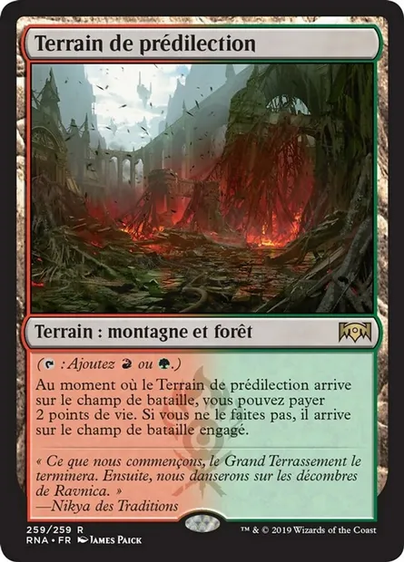 Terrain de prédilection, carte Magic RNA 259 — extension L'allégeance de Ravnica