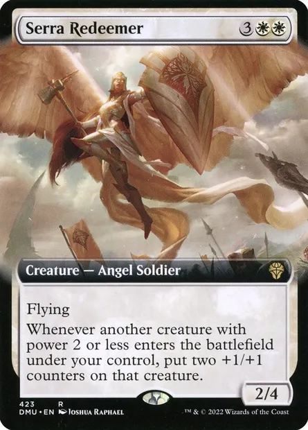 Serra Redeemer, Magic card DMU 423 — Dominaria United set