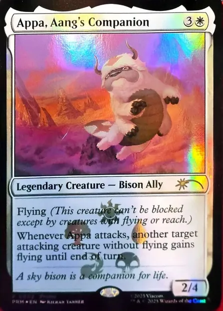 Appa, Aang's Companion, Magic card PMEI 2026-08 — Media and Collaboration Promos set