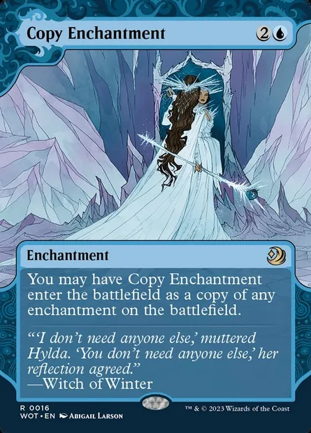 Copy Enchantment, Magic card WOT 16 — Wilds of Eldraine: Enchanting Tales set