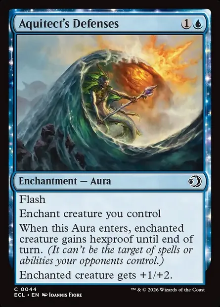 Aquitect's Defenses, Magic card ECL 44 — Lorwyn Eclipsed set