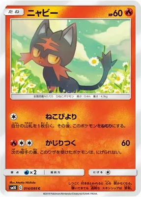 Litten, Pokémon card SM10 014 — Double Blaze set