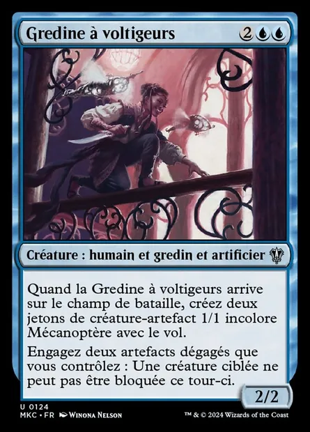 Gredine à voltigeurs, carte Magic MKC 124 — extension Murders at Karlov Manor Commander