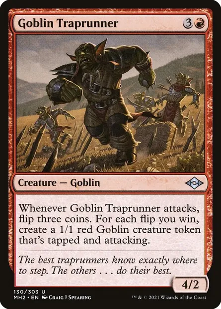Goblin Traprunner, Magic card MH2 130 — Modern Horizons 2 set